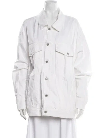 Pre-owned Agolde Evening Jacket In White