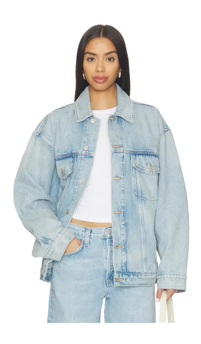Agolde Dalton Denim Jacket In Blue