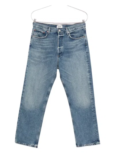 Agolde Fadded Jeans In Blue