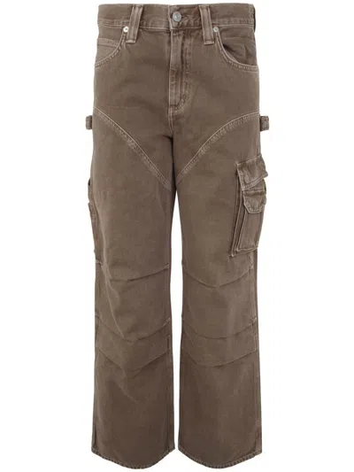 Agolde Feather Maxi Cargo Jeans