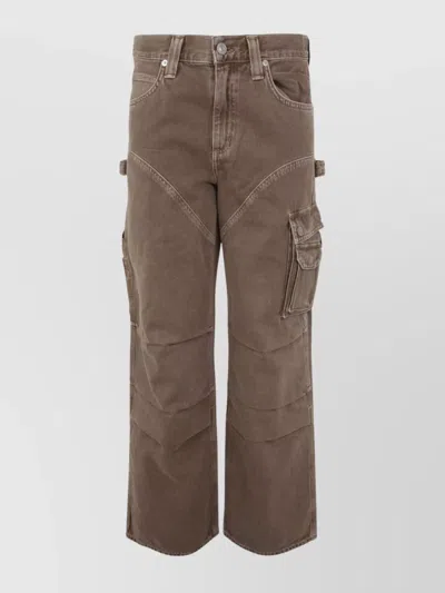 AGOLDE FEATHER MAXI CARGO JEANS