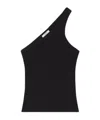 Agolde One-shoulder Ribbed Tank Top