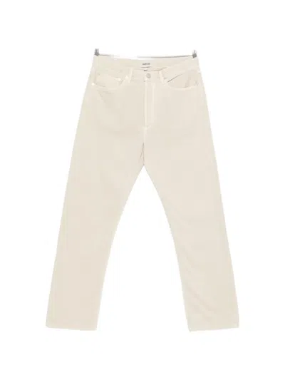 Agolde Five-pocket Jeans In Neutral