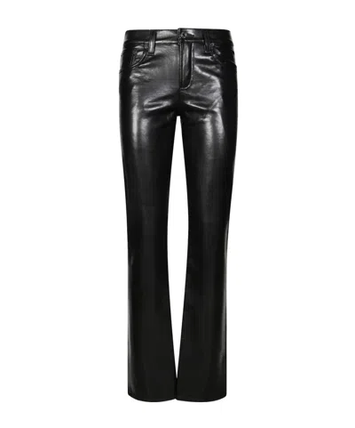 Agolde Five-pocket Casual Pants In Black