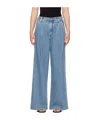 Agolde Five Pocket Denim Trousers In Blue