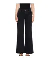 Agolde Clara Low-rise Wide-leg Jeans In Black