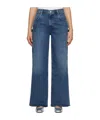 Agolde Five Pocket Denim Trousers In Blue