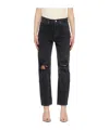 Agolde Nico High Rise Skinny Jeans In Cassette In Black