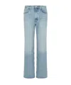 Agolde Five-pocket Denim Trousers In Blue