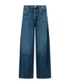 Agolde Five-pocket Denim Trousers In Blue