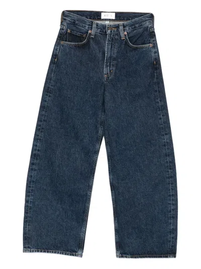 Agolde Five-pocket Jeans In Blue