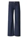 Agolde Wide Straight Jeans In Blue