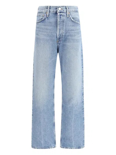 Agolde 90s Mid-rise Straight-leg Jeans In Multi