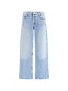 Agolde Five-pocket Jeans In Blue