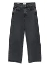 Agolde Five-pocket Pants In Gray
