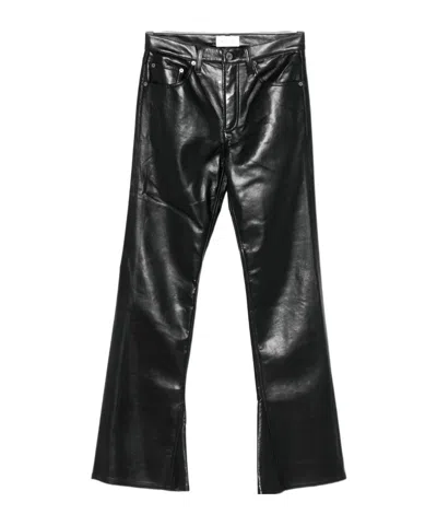 AGOLDE AGOLDE COATED FLARED JEANS