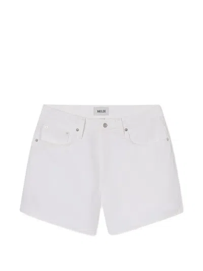 AGOLDE FIVE-POCKET DENIM SHORTS