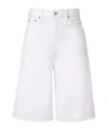 Agolde Five-pocket Denim Shorts In Multi
