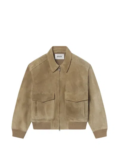 Agolde Jacke Mit Klappentaschen In Brown