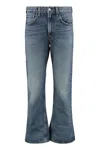Agolde Flared Denim Jeans In Blue