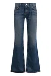 Agolde Flared Denim Jeans In Blue