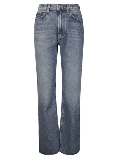 AGOLDE FLARED FIVE-POCKET JEANS WITH ZIP CLOSURE