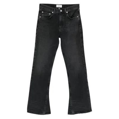 Agolde Flared Jeans In Black