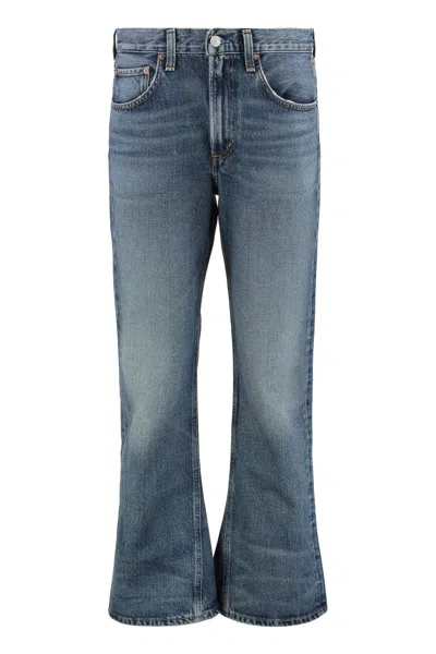 Agolde Flared Jeans In Blue