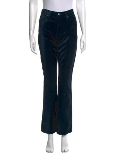 Pre-owned Agolde Flared Pants In Green