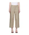 Agolde Daria Wide-leg Utility Pants In Brown