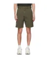 Agolde Four-pocket Shorts In Green