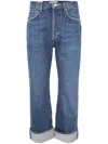 Agolde Fran Jeans In Blau