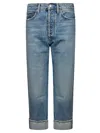 Agolde Fran Jeans In Blue