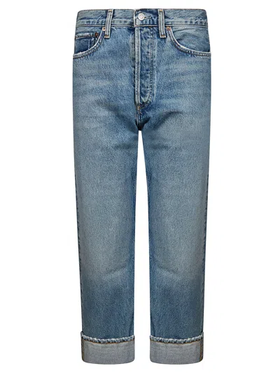 Agolde Fran Jeans In Blue