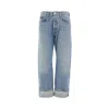 Agolde Used Effect Fran Jeans In Blue