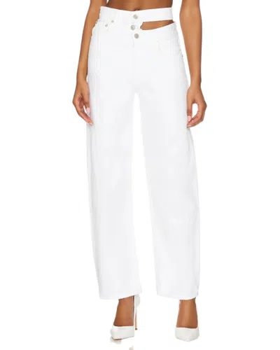Agolde Fran Jeans In Milkshake In White