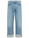Agolde Used Effect Fran Jeans In Blue