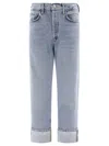 Agolde "fran Low Slung" Jeans
