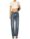 Agolde Fran Straight Leg Jeans In Dwell In Blue