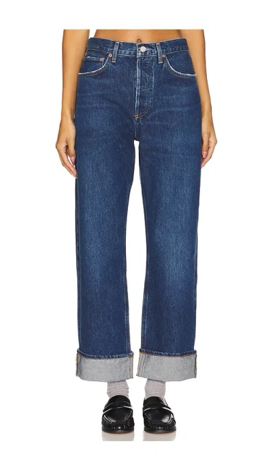 Agolde Fran Wide Leg Jeans In Enamour