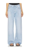 Agolde Blue Wide Low Slung Jeans