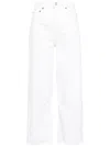 Agolde Ca\n\nstraight Jeans With Low Crotch Fran In Ren Latte