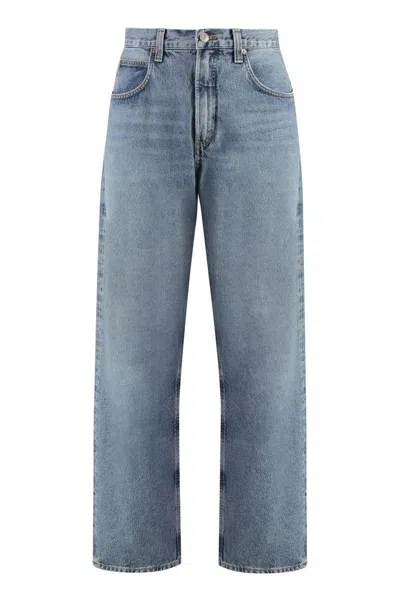 Agolde Fusion Baggy Jeans In Blue