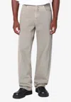 Agolde Cotton Corduroy Fusion Jeans In Gray
