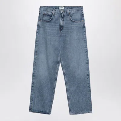Agolde Fusion Baggy Jeans In Red