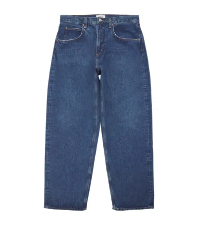 Agolde Fusion Balloon Jeans In Blue