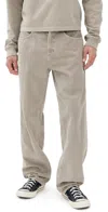 Agolde Fusion Relaxed Fit Baggy Jeans In Wicker In Gray