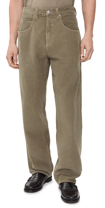 Agolde Fusion Corduroy Pants Rockwell In Green
