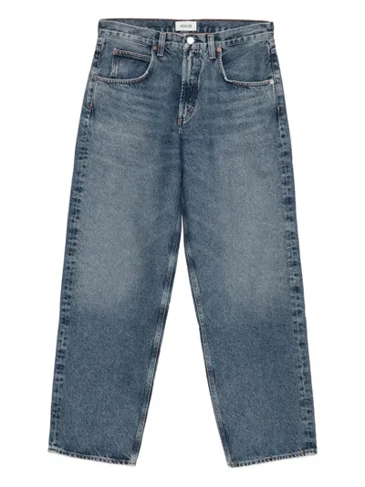 Agolde Fusion Denim Pants In Blue