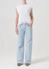 Agolde Fusion High Rise Wide Leg Jeans In Ceremony In Multi